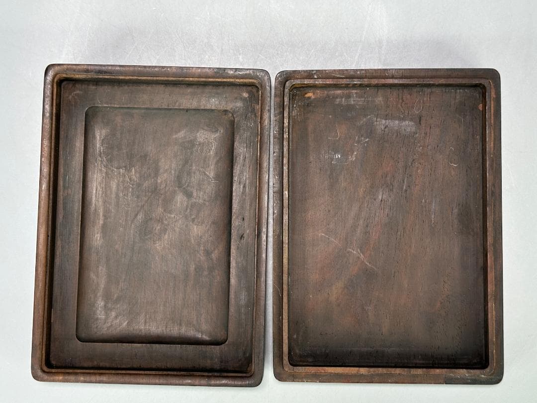 中国美術　書道具　文房具　硯　童子牧牛図　魚脳洞　端渓硯　時代硯　唐物