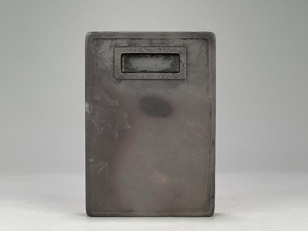 中国美術　書道具　文房具　硯　童子牧牛図　魚脳洞　端渓硯　時代硯　唐物