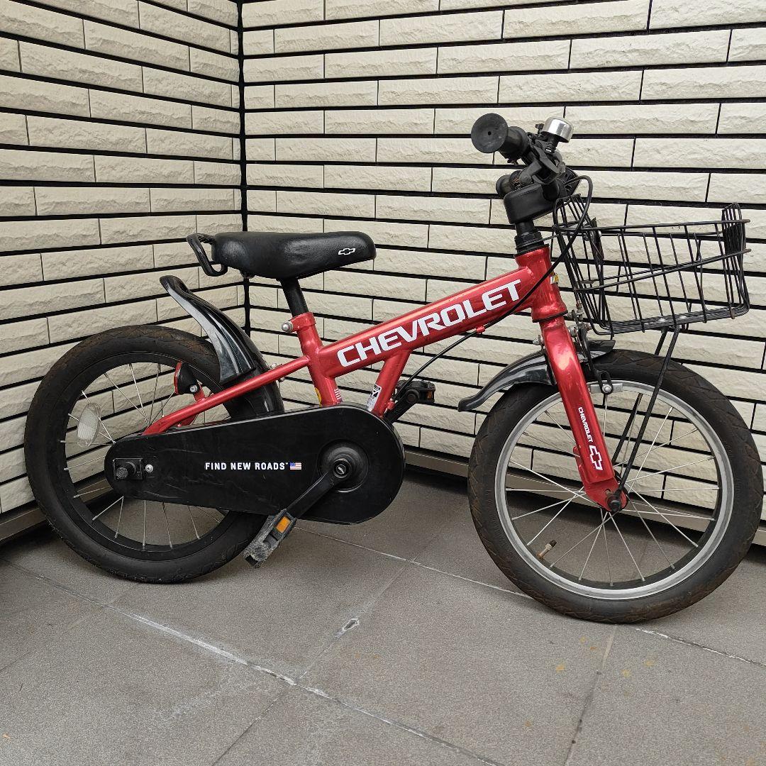 【引取限定】CHEVROLET シボレー 自転車 16インチ 子ども用