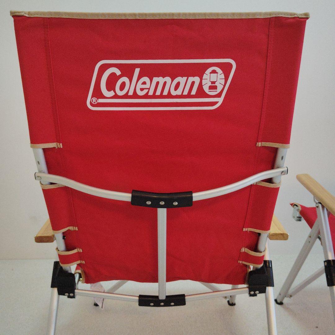 【2個セット】Coleman　レイチェア　レッド