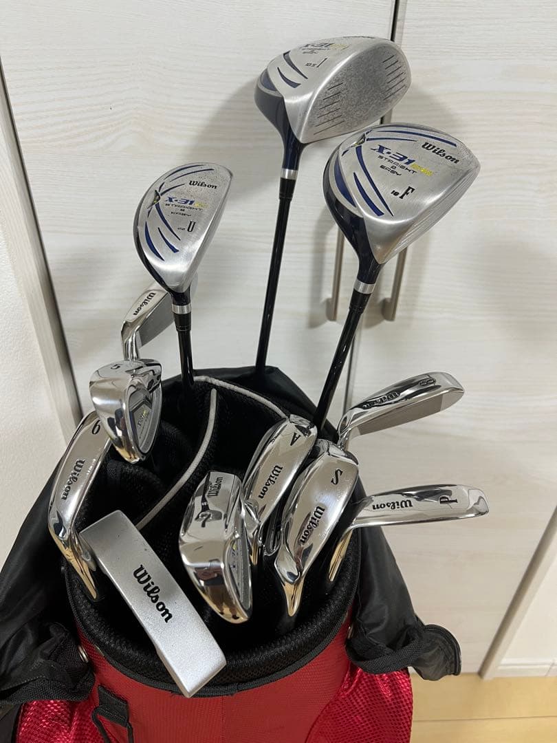 【初心者向け】Wilson ゴルフクラブセット X-31SE セット