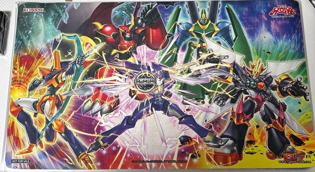 遊戯王　kcs ジャンクウォリアー　プレイマット　海外