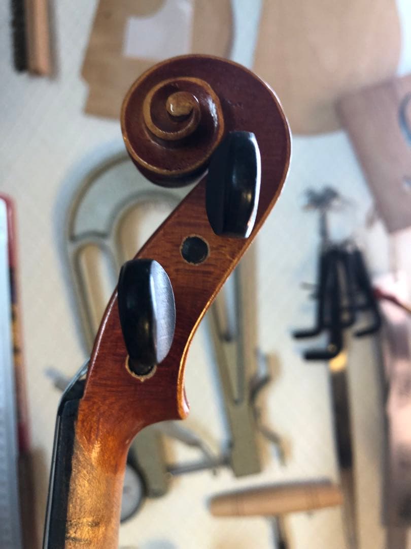 【駒&魂柱調整済】Suzuki分数バイオリンNo200 1/8 1980