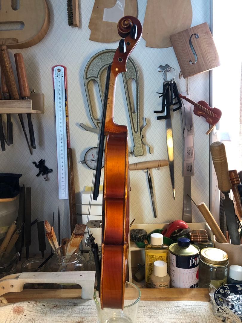 【駒&魂柱調整済】Suzuki分数バイオリンNo200 1/8 1980