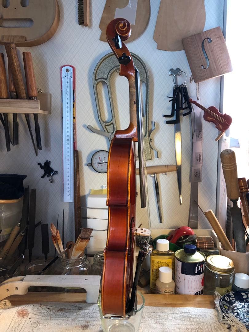 【駒&魂柱調整済】Suzuki分数バイオリンNo200 1/8 1980