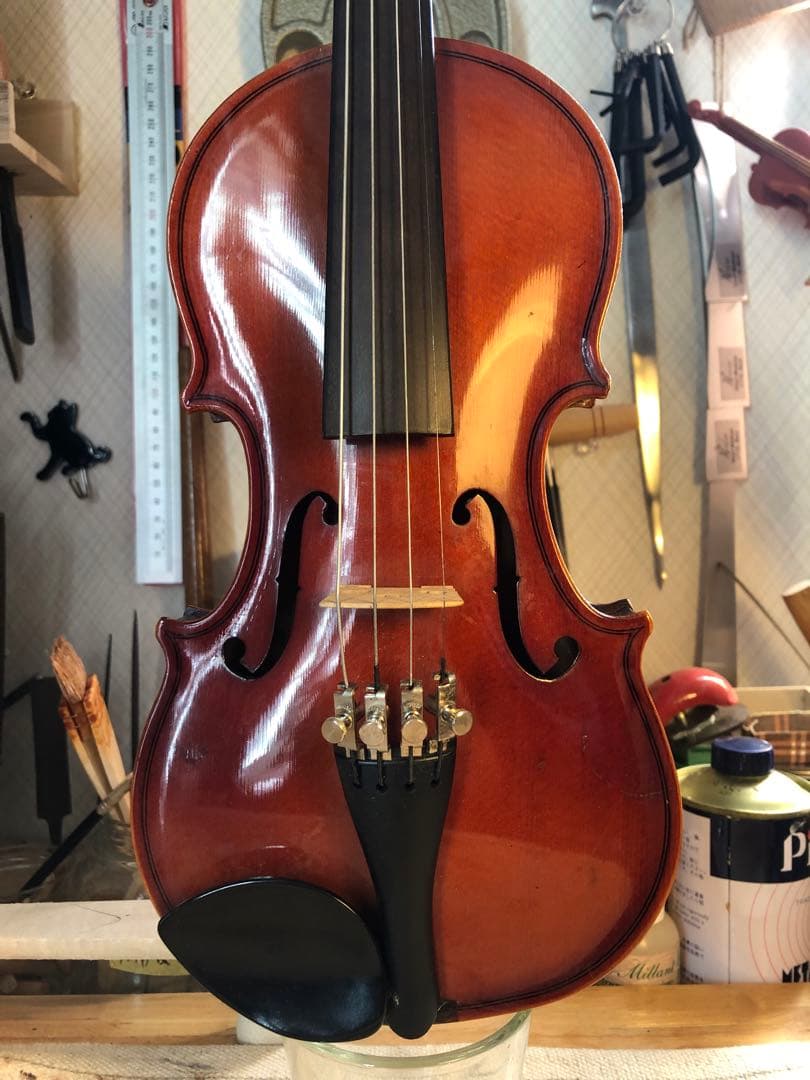 【駒&魂柱調整済】Suzuki分数バイオリンNo200 1/8 1980