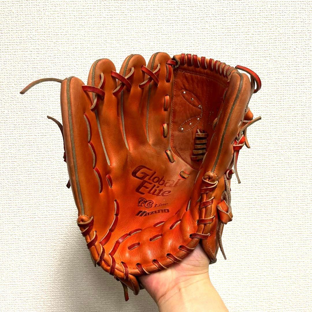 996 ミズノ グローバルエリート 型抜群 即戦力 硬式 投手用グローブ 左投げ