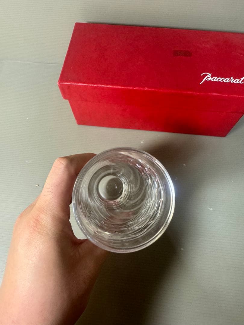 2449 Baccarat バカラ　花瓶　一輪挿し　未使用