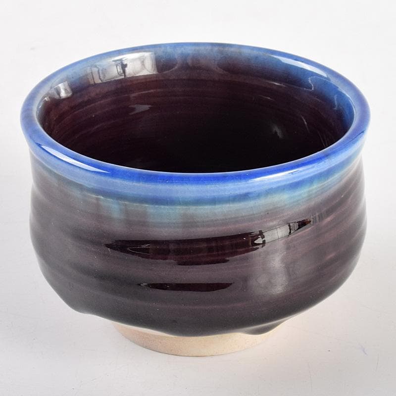 九谷焼　柳雨軒　三代八十吉　徳田正彦作　ぐい呑　共箱　V　R5039