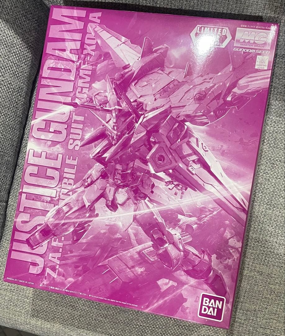 【新品未開封】 MG 1/100 ジャスティスガンダム クリアカラー