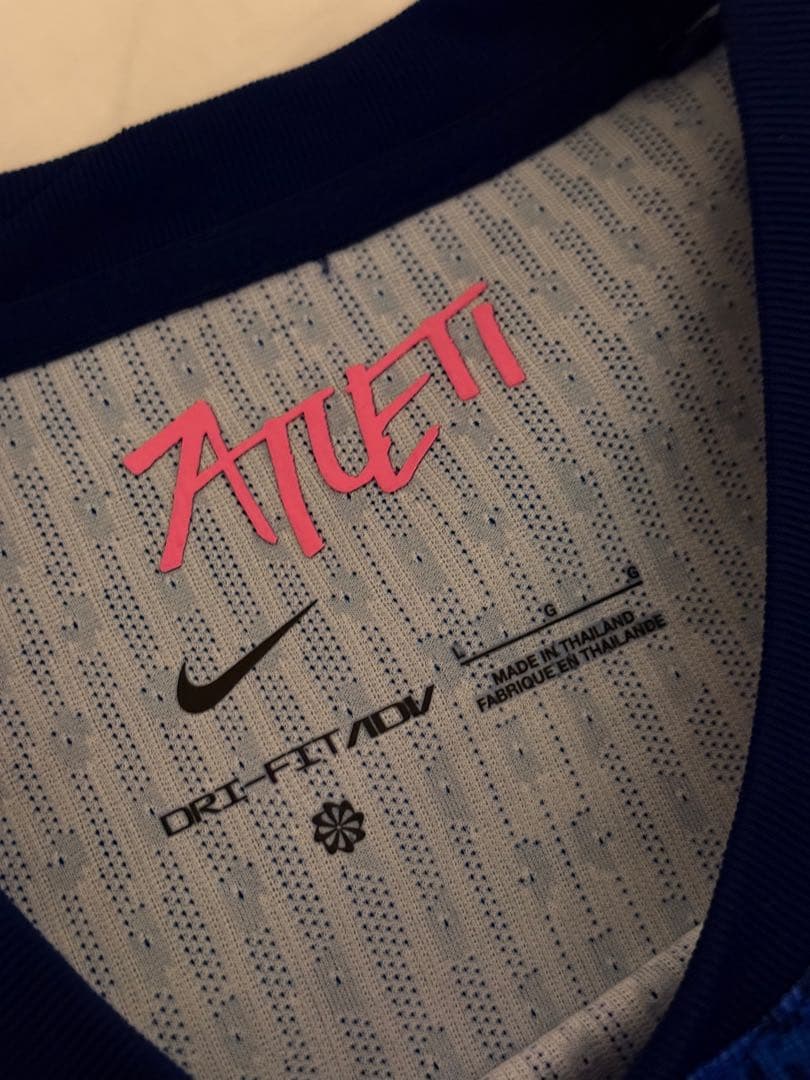 【選手支給品】アトレティコマドリード グリーズマン 長袖 ユニフォーム