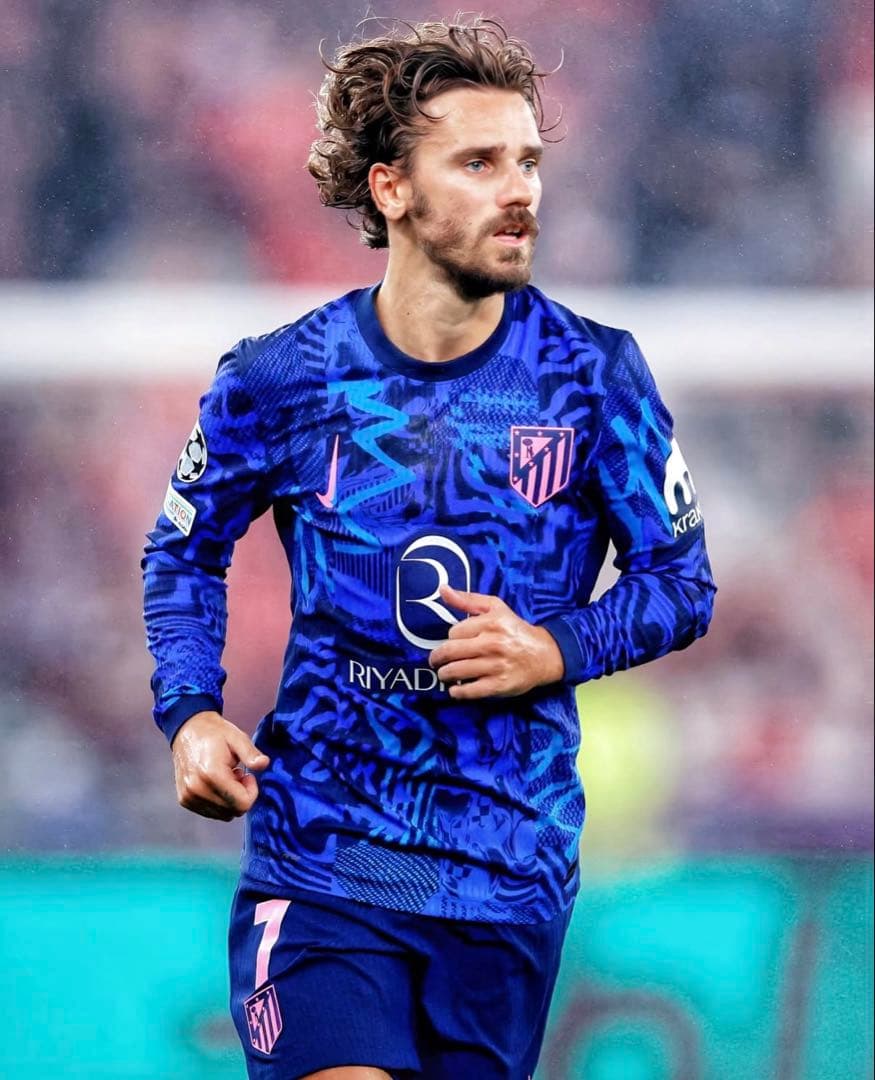 【選手支給品】アトレティコマドリード グリーズマン 長袖 ユニフォーム