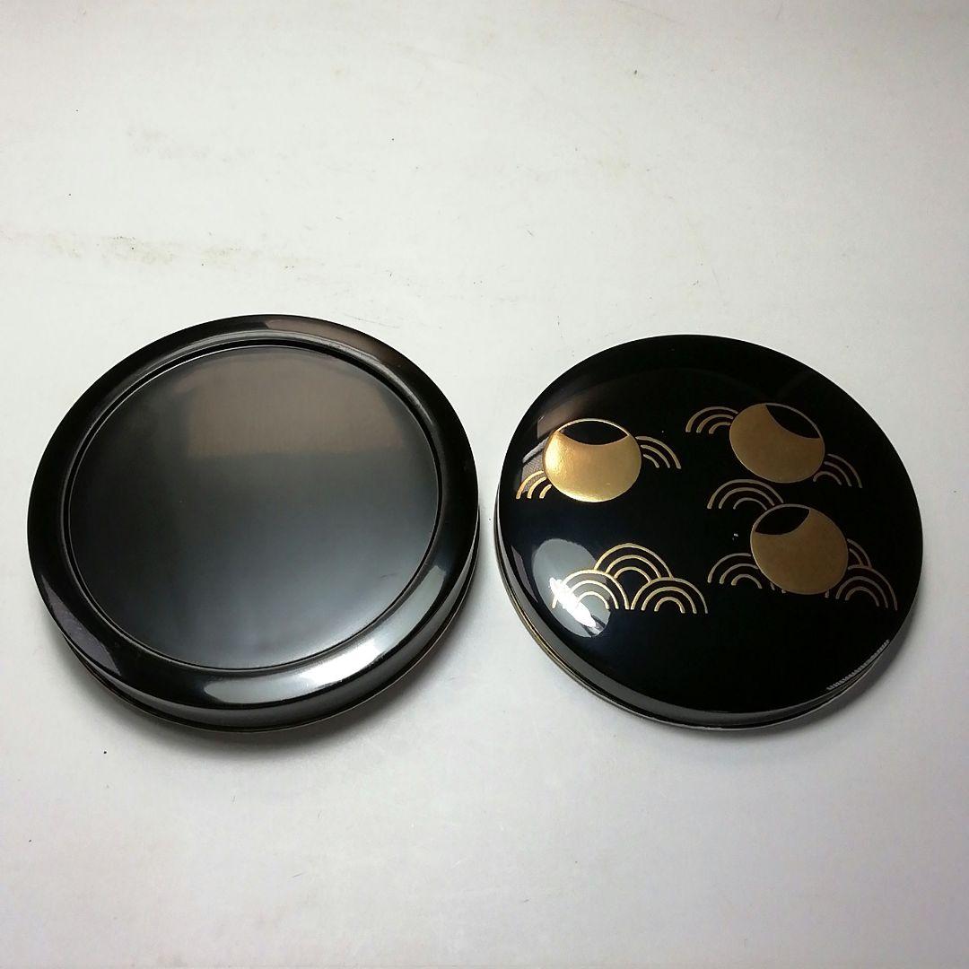 Ｓ７２４　香合　『つぼつぼ青海波蒔絵』『司峯造』　共箱　茶道具