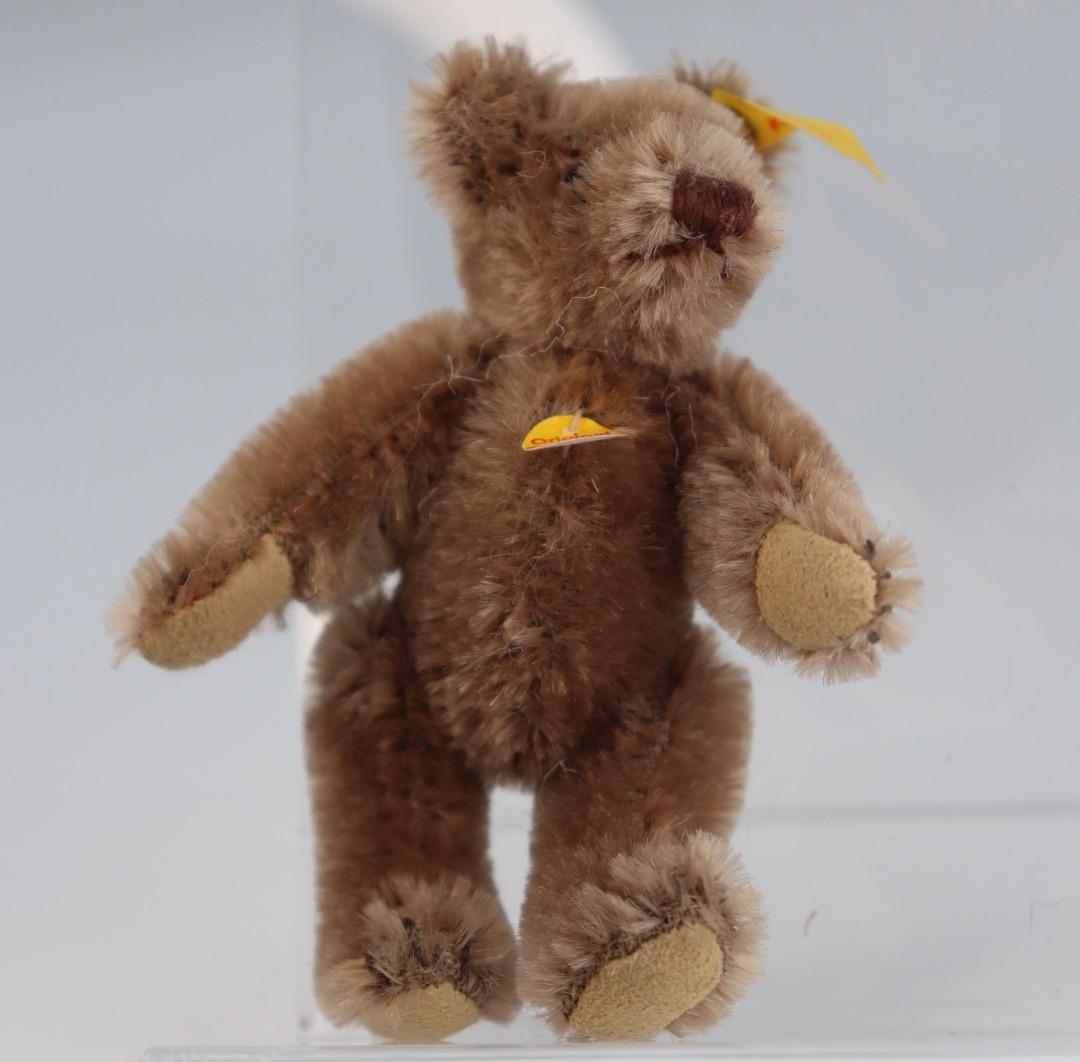 Steiff テディベア ブラウン1909年レプリカ・テディ黄色タグ9cm D