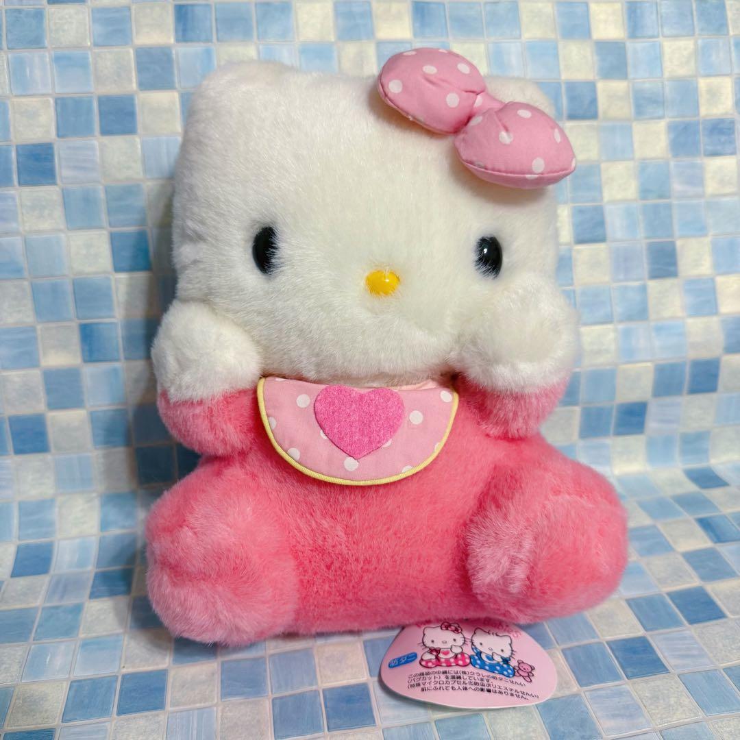 当時物　サンリオ　ベビーキティ　ぬいぐるみ　1996年製　ハローキティ