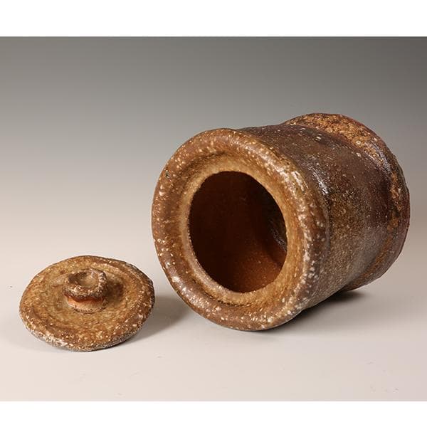 信楽焼　水指　上田光春（六代上田直方)　【茶道具・陶器】