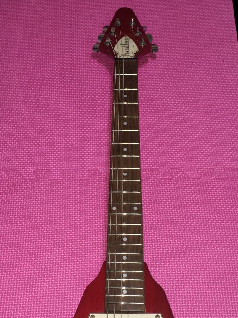 フライングV 木目 エレキギター Photogenic Flying V 美品