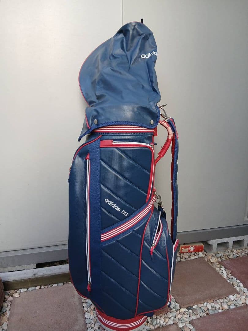 adidas ゴルフバッグ レディース ネイビー/レッド