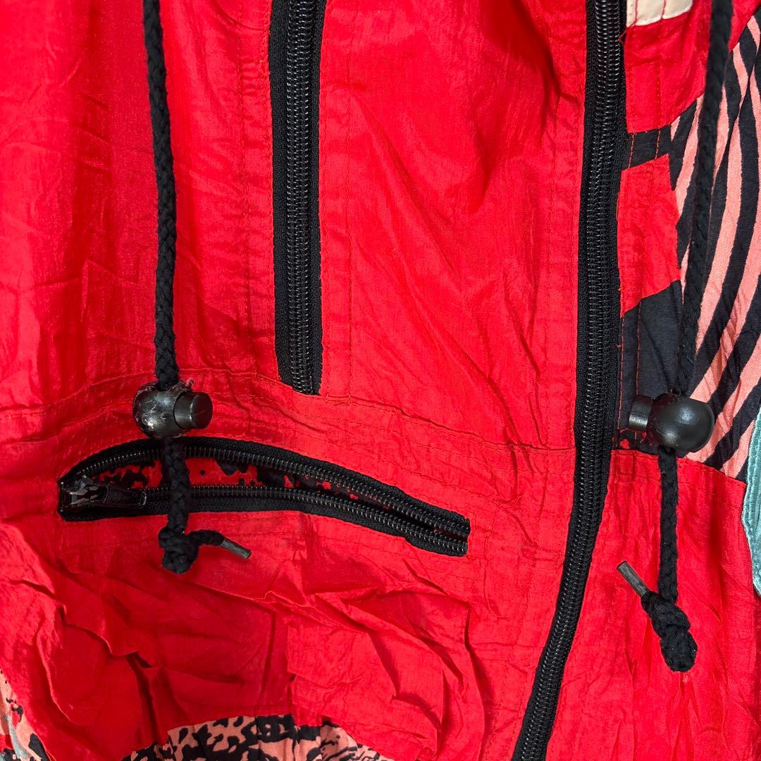 machine スキーウェア つなぎ 90s 総柄 派手 レトロ S〜M