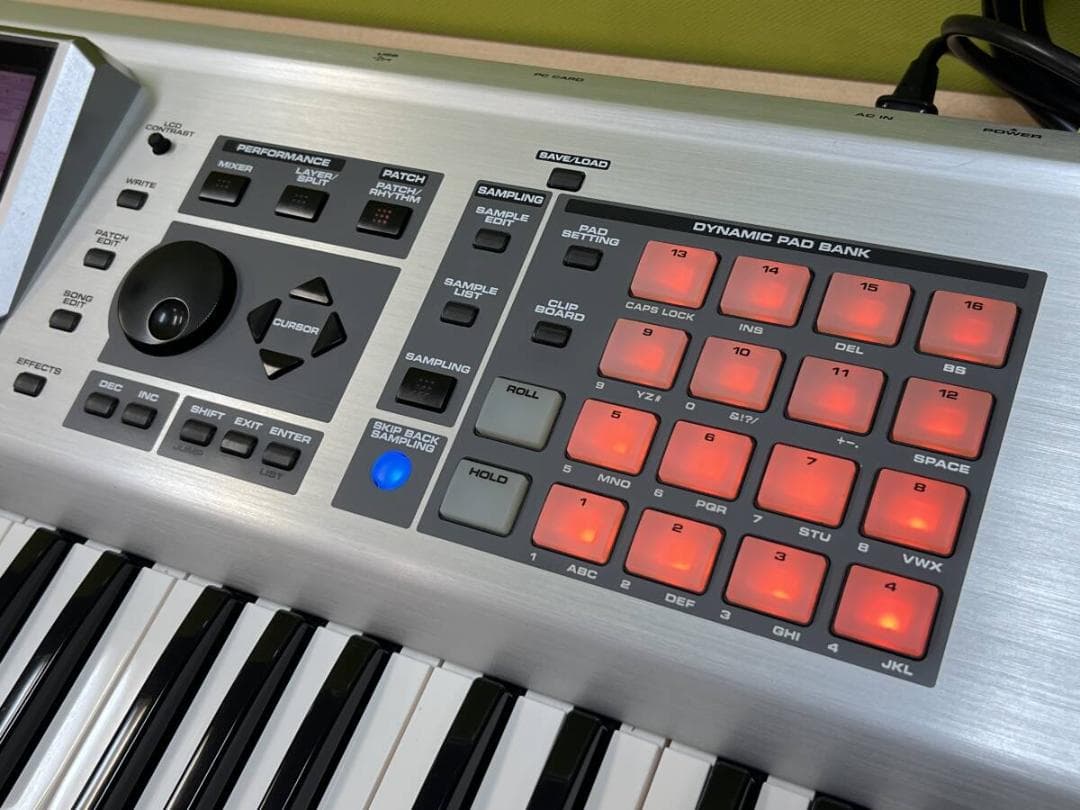Roland シンセサイザー Fantom X7 メモリ音源ボード全スロット増設