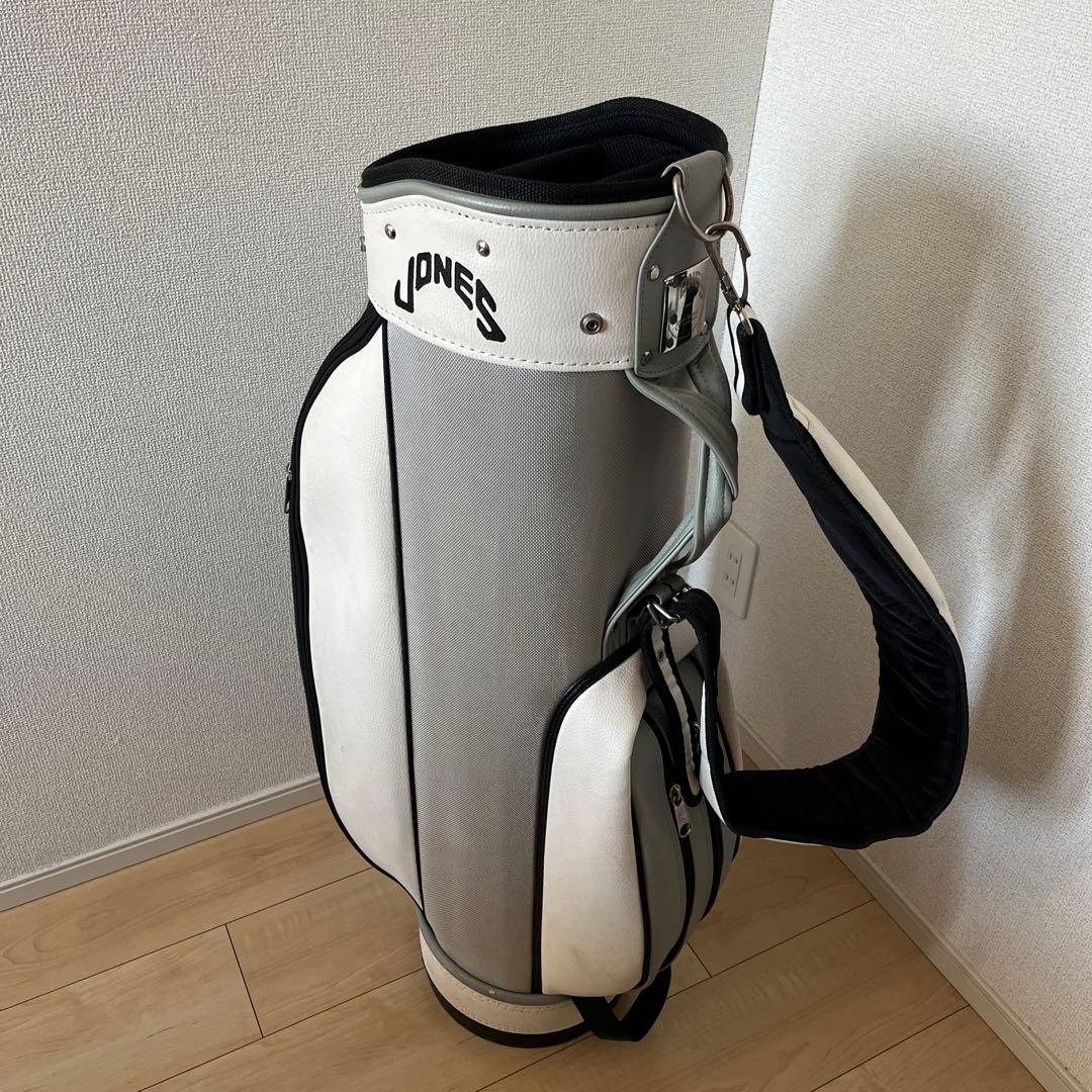 JONES ゴルフバッグ・キャディバッグ ホワイト/グレー