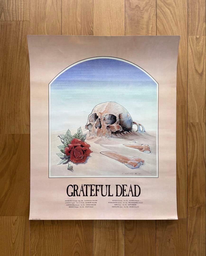 コレクション Grateful Dead 1981 European Tour Poster