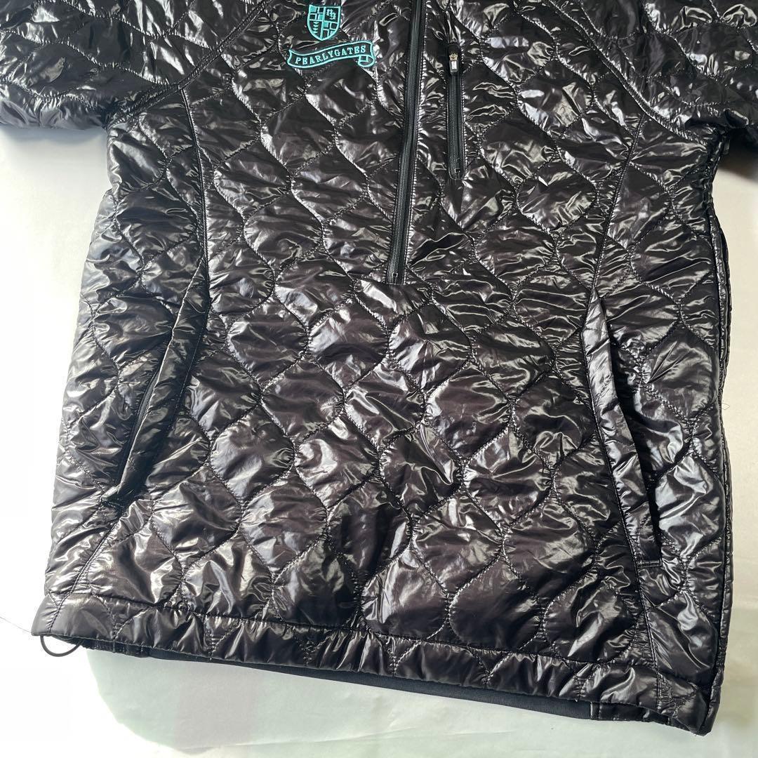 未使用級　パーリーゲイツ　中綿　ハーフジップ　刺繍ロゴ　ジャケット　キルティング