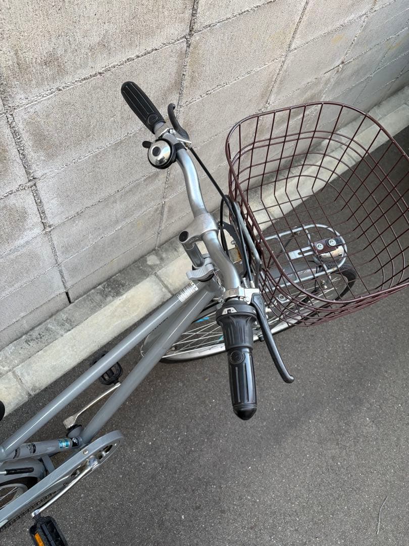 シティサイクル　26インチ　グレー