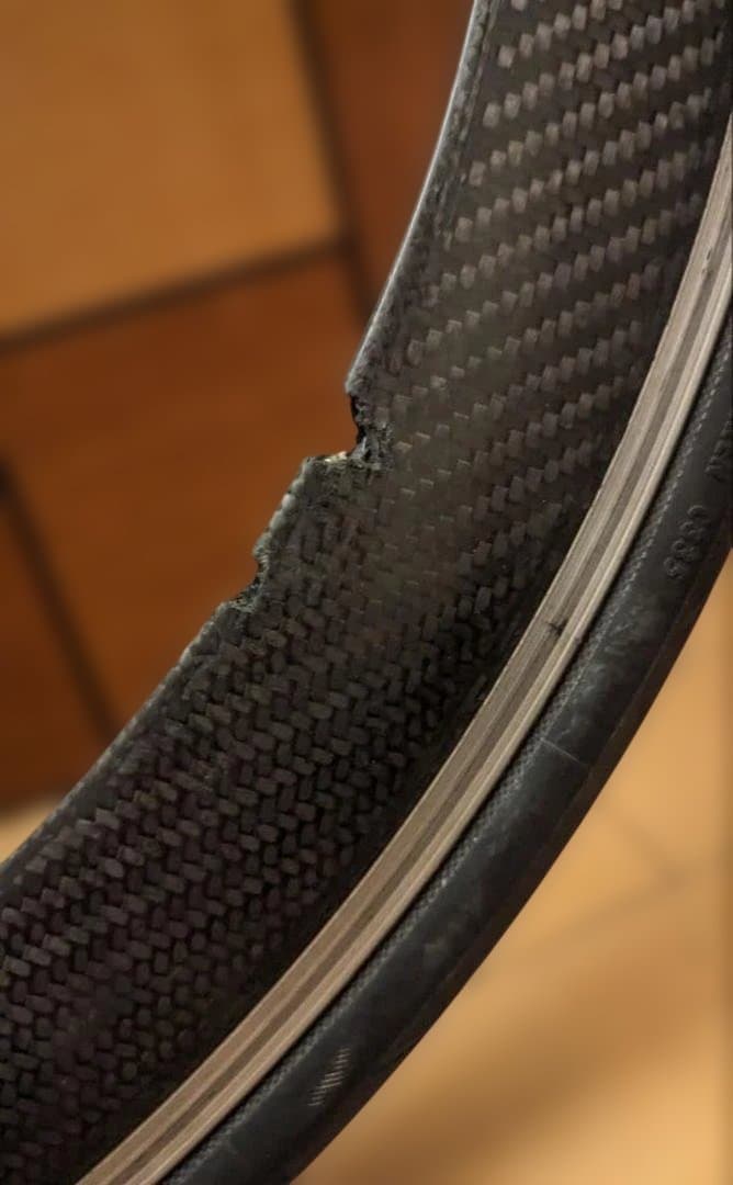 HED HED.3 バトンホイール 補修あり(5枚目)