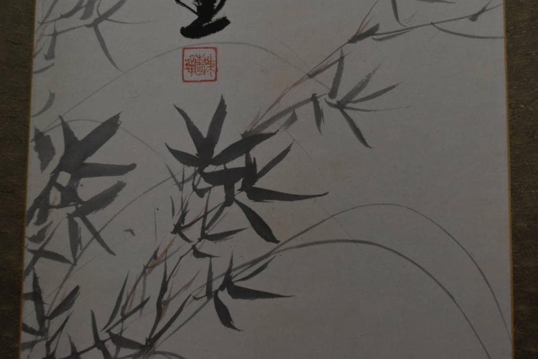 【真作】田中頼璋/月下虫聲図/画賛/掛軸/名家伝来/AA-13