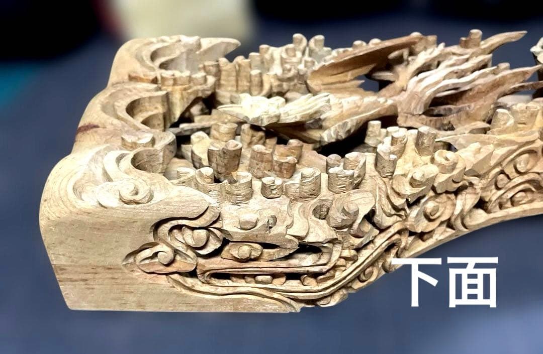 木彫欄間　鳳凰