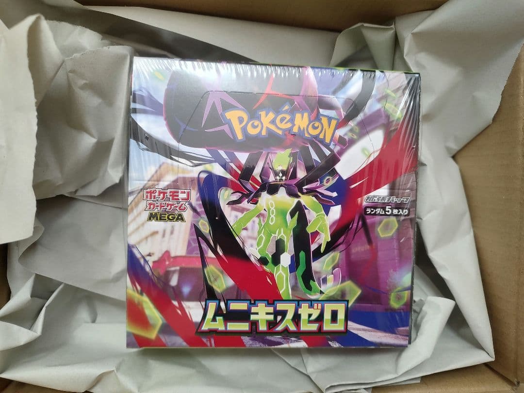 シュリンク付きポケモンカードゲーム 1BOX ムニキスゼロ MEGA拡張パック