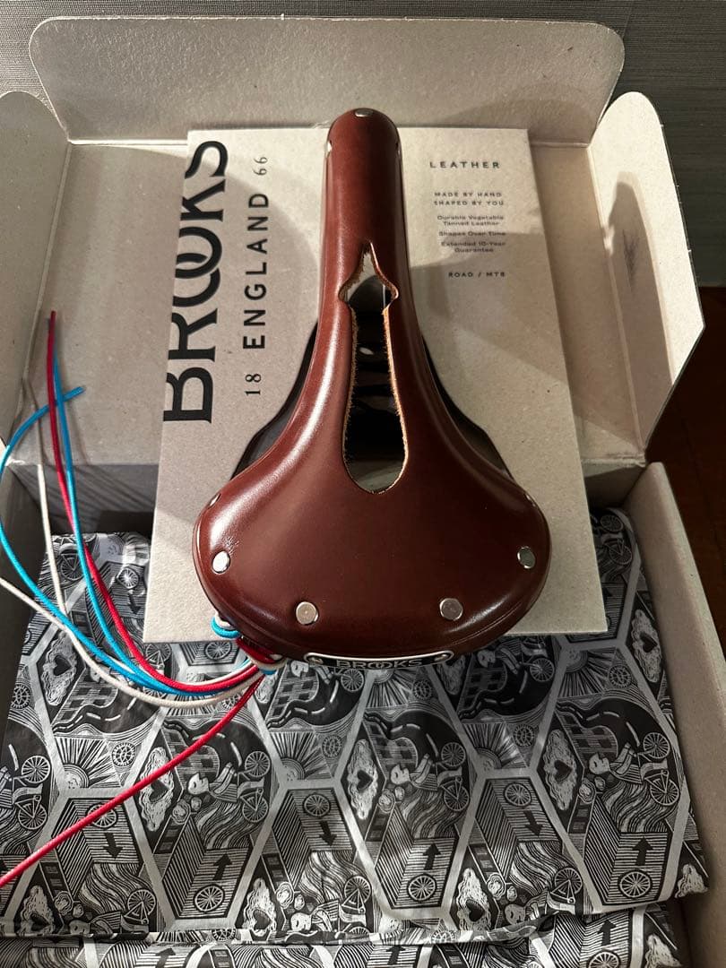 【新品未使用】BROOKS b17 Narrow シルバーレール