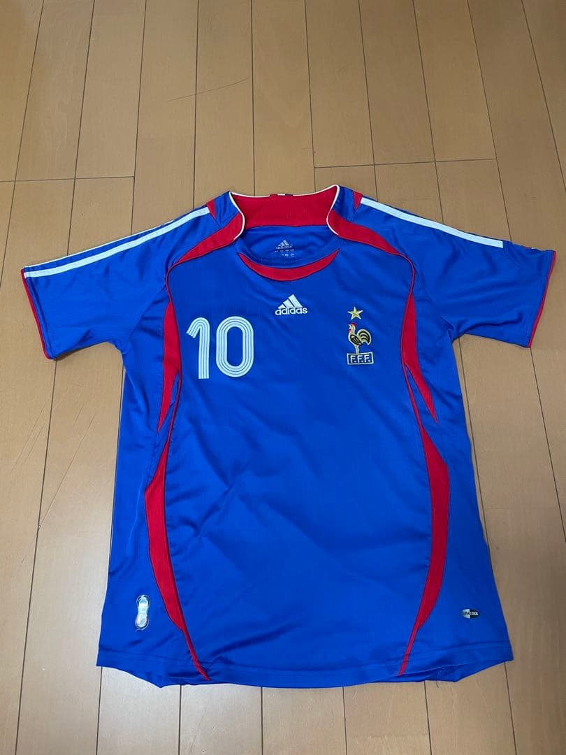 フランス代表 ジダン 2006W杯モデルユニフォーム Mサイズ