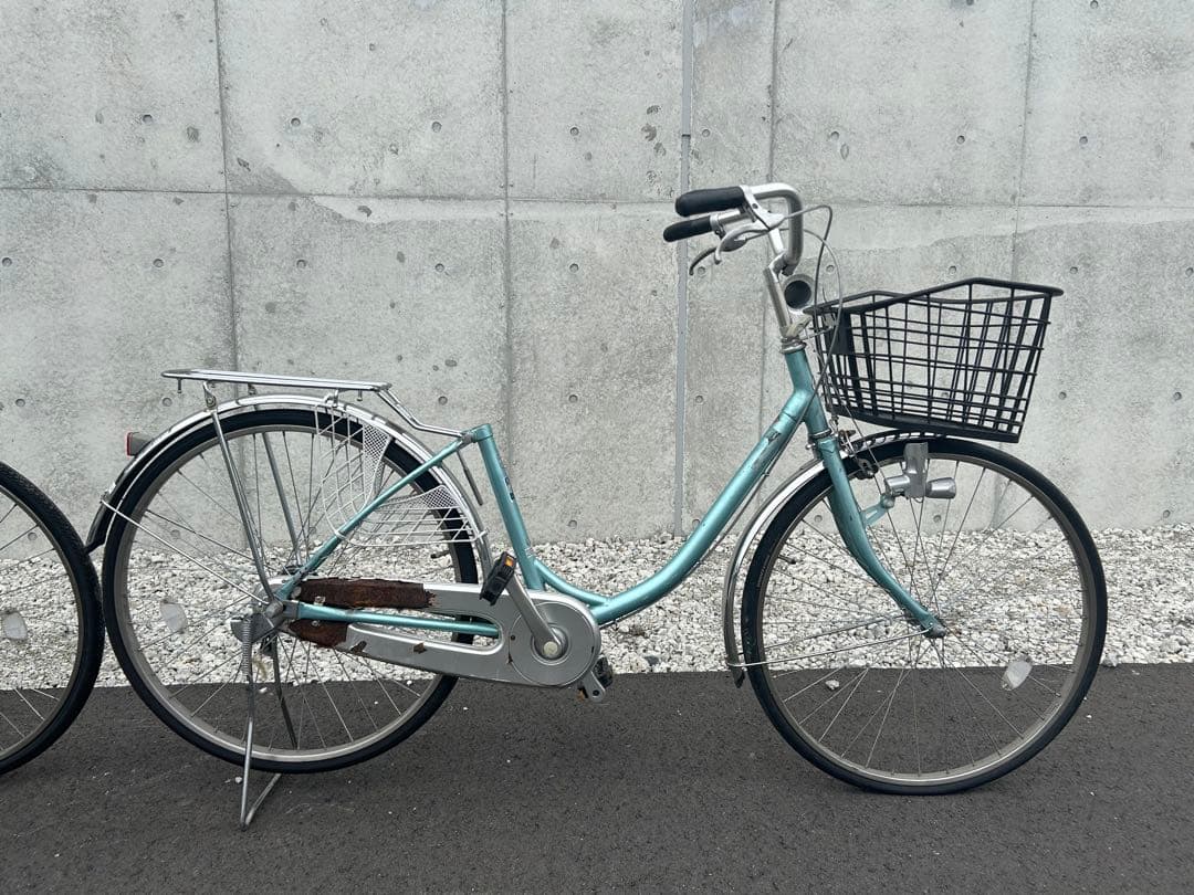 R41 愛知 ブリヂストン EBU60 エブリッジ 26インチ 水色 2台セット