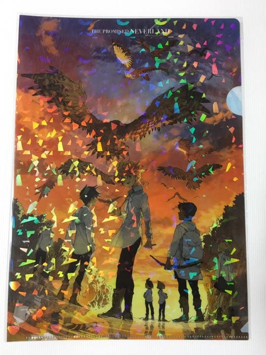 約束のネバーランド　キラキラクリアファイル　エマ　レイ　ノーマン