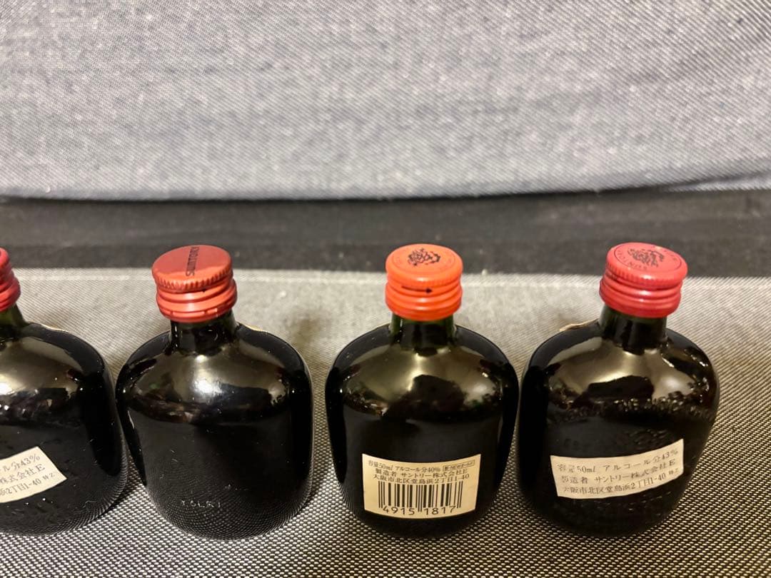 サントリーオールド原酒など　歴代ラベル　ミニボトル6本セット　未開封