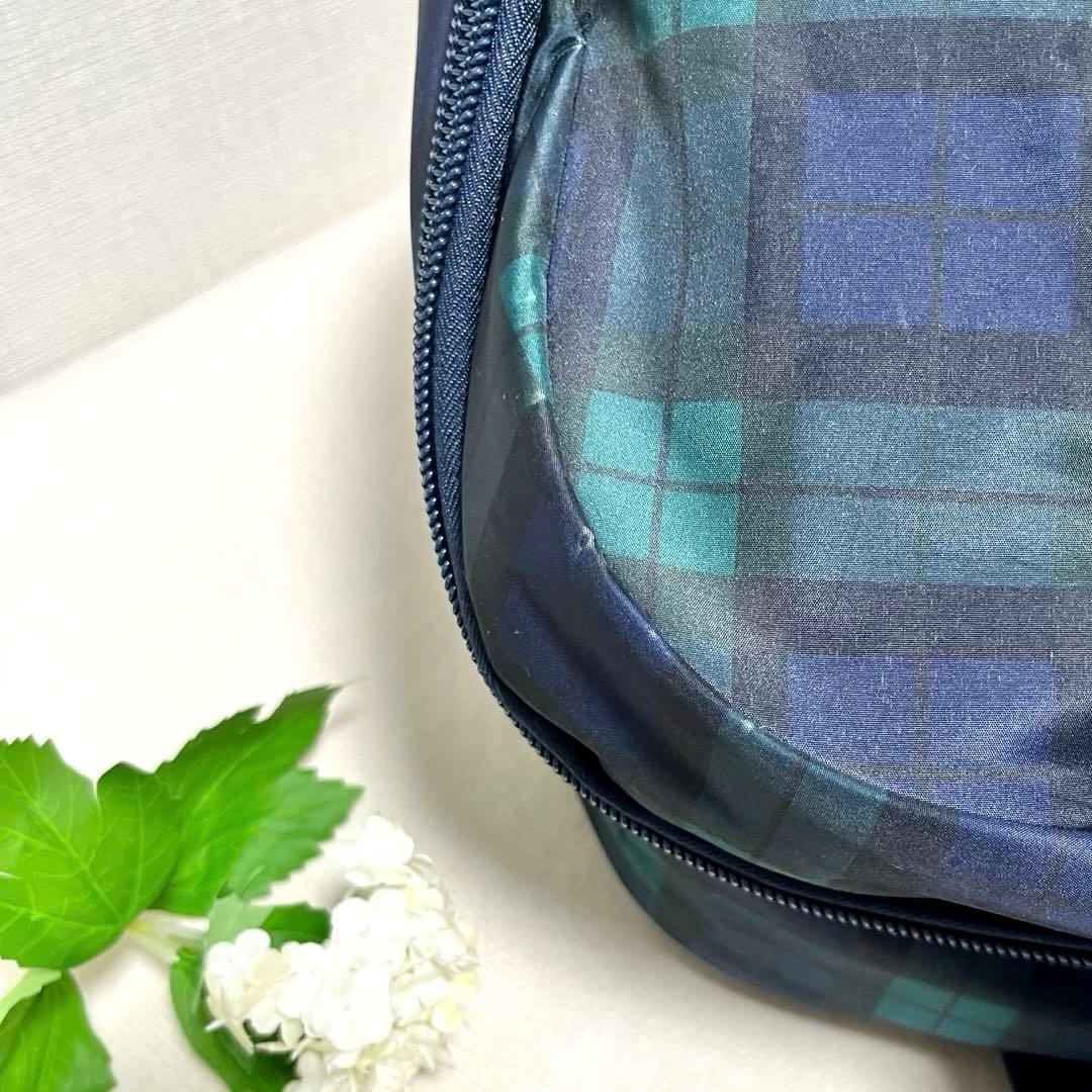 【美品】BEAMS GOLF シューズケース一体型ボストン ブラックウォッチ柄