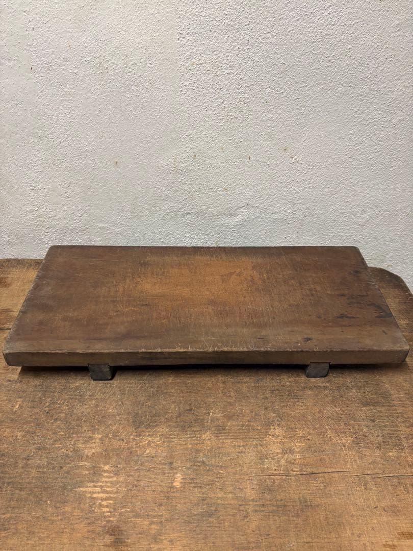 アンティーク　まな板　展示台　店舗什器