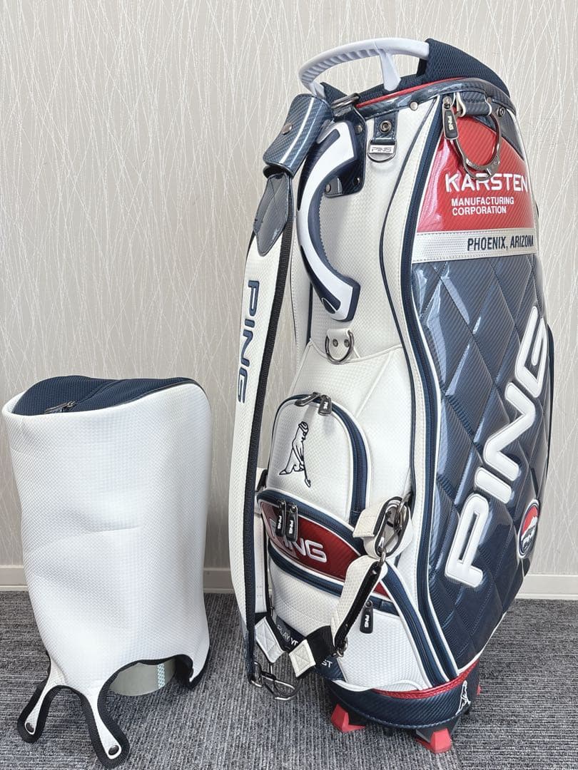 美品❗️PING/KARSTEN 9.5型 キャディバッグで大変希少なモデル