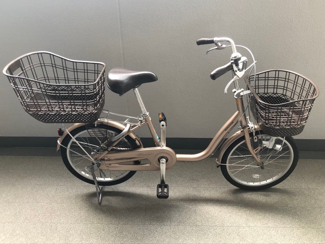 【直接お渡し】ブリヂストン アルミーユミニ AU00 リアバスケット付き【美品】