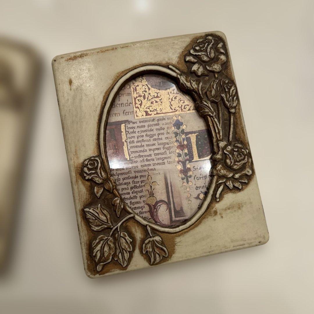 フランスアンティーク　フォトフレーム　写真立て　ブロカント　フレーム