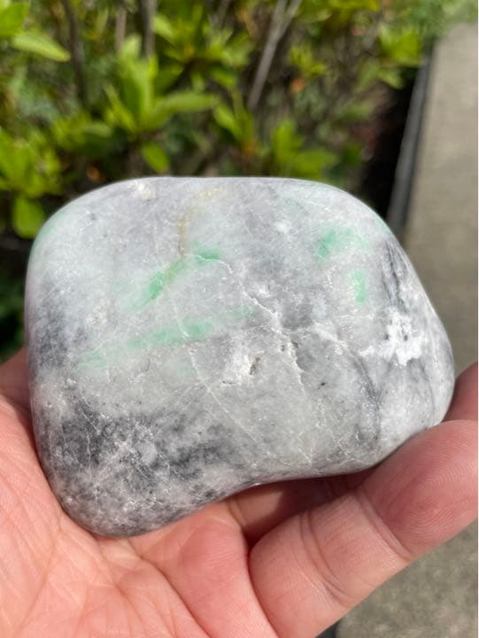 宮崎海岸　海中　海石　翡翠　原石　糸魚川　369g HISUI jade