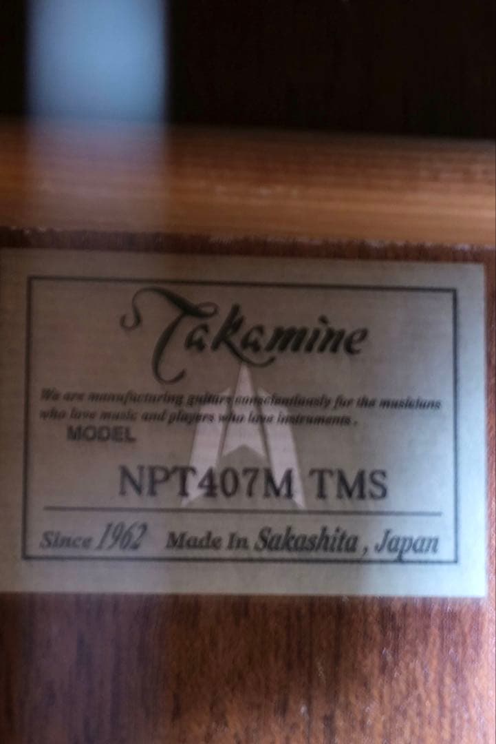Takamine NPT407M TMS アコースティックギター　エレアコ