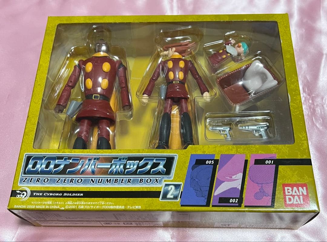00ナンバーボックス　1 2 3 セット サイボーグ009