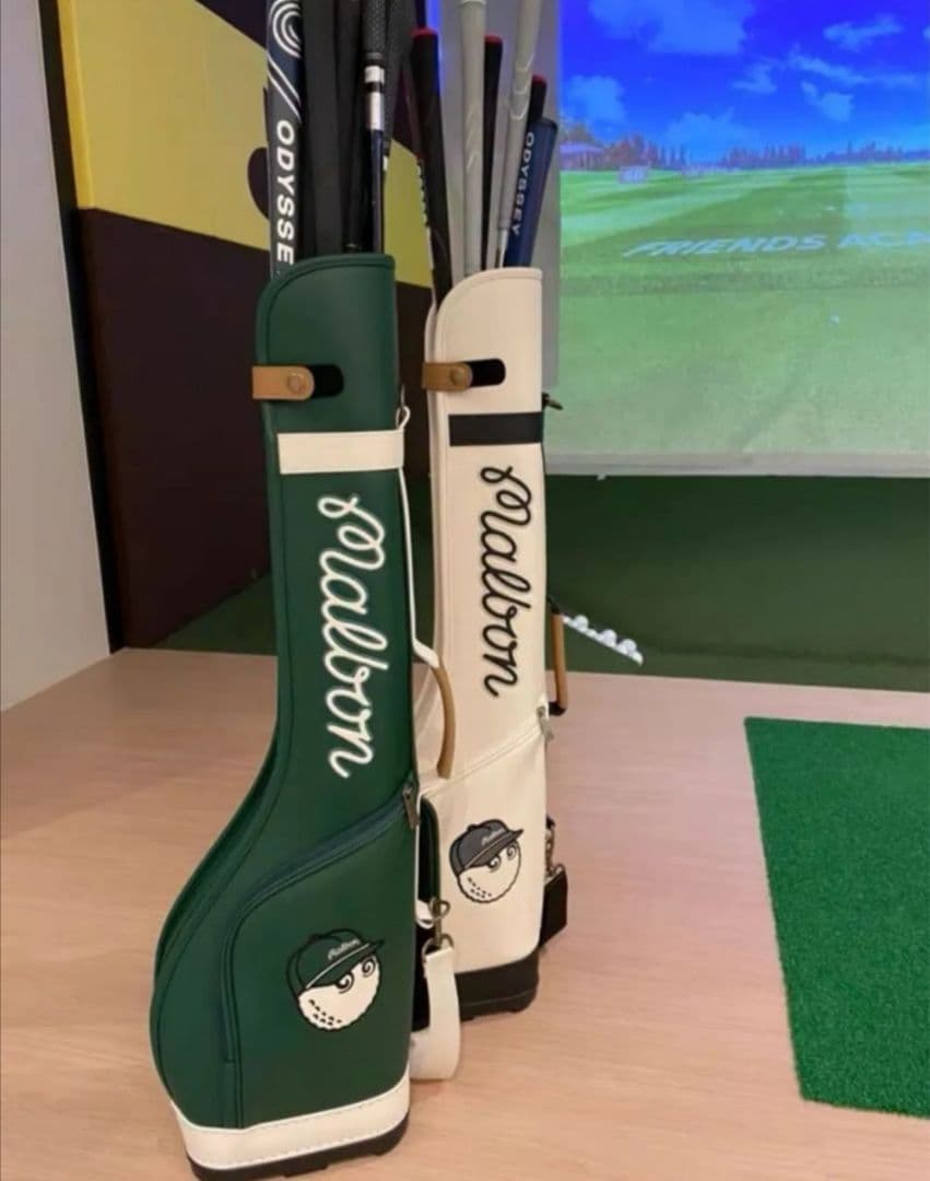 malbon マルボンクラブケース ハーフハーフケース クラブスタンド