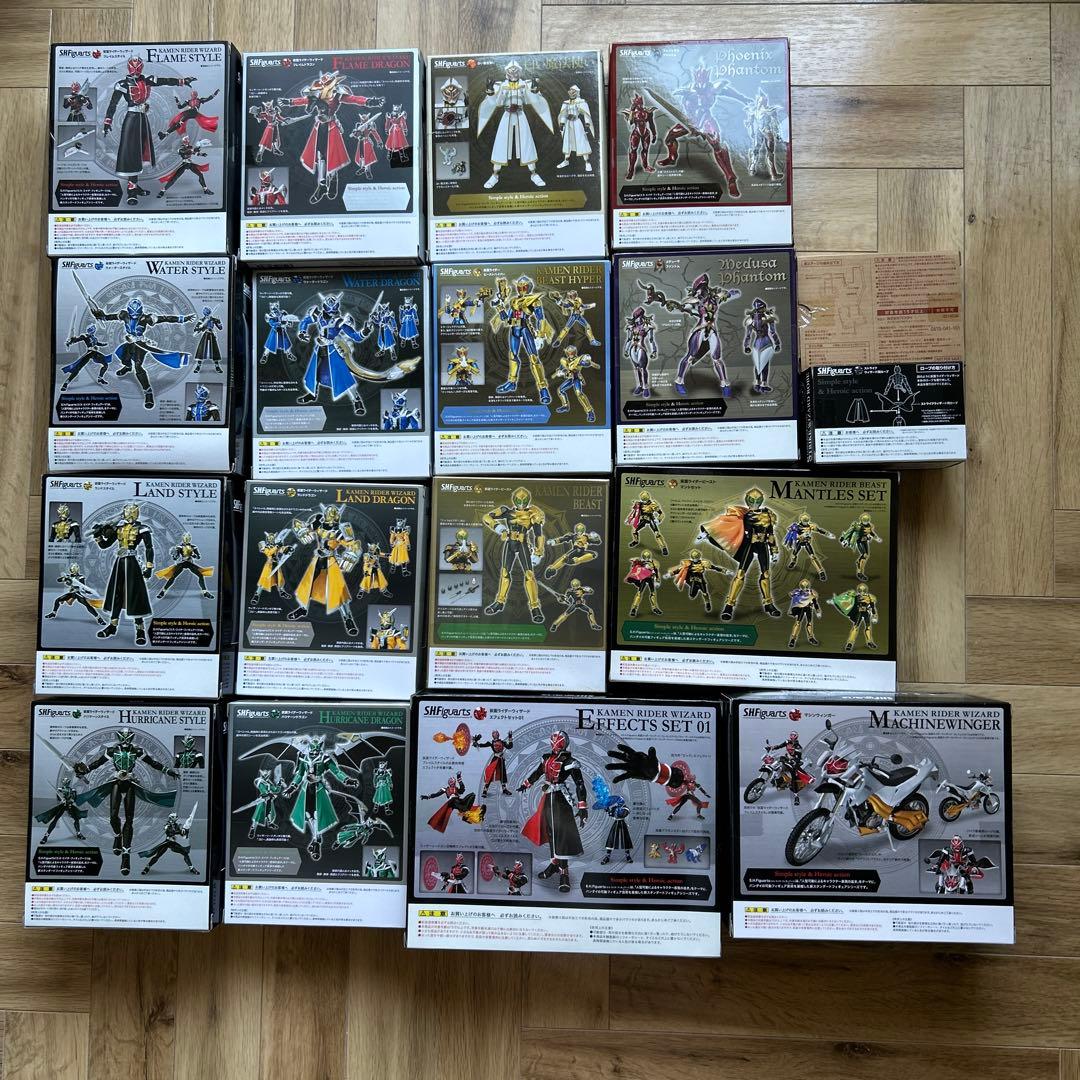 SH Figuarts 仮面ライダーウィザードフィギュア18個　定価61710円