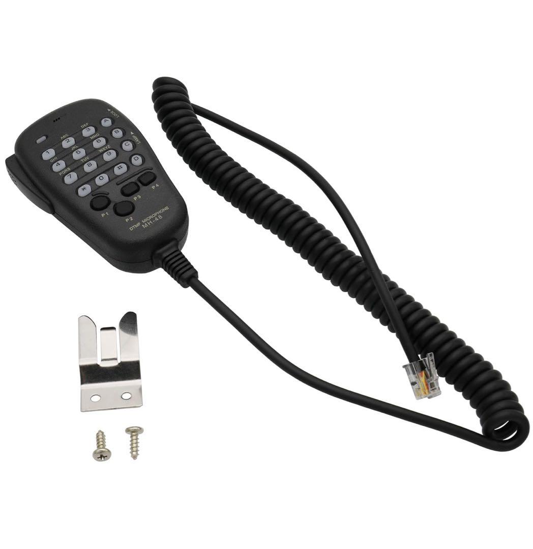 DTMFハンドヘルドマイク MH-48 6ピンスピーカーマイク