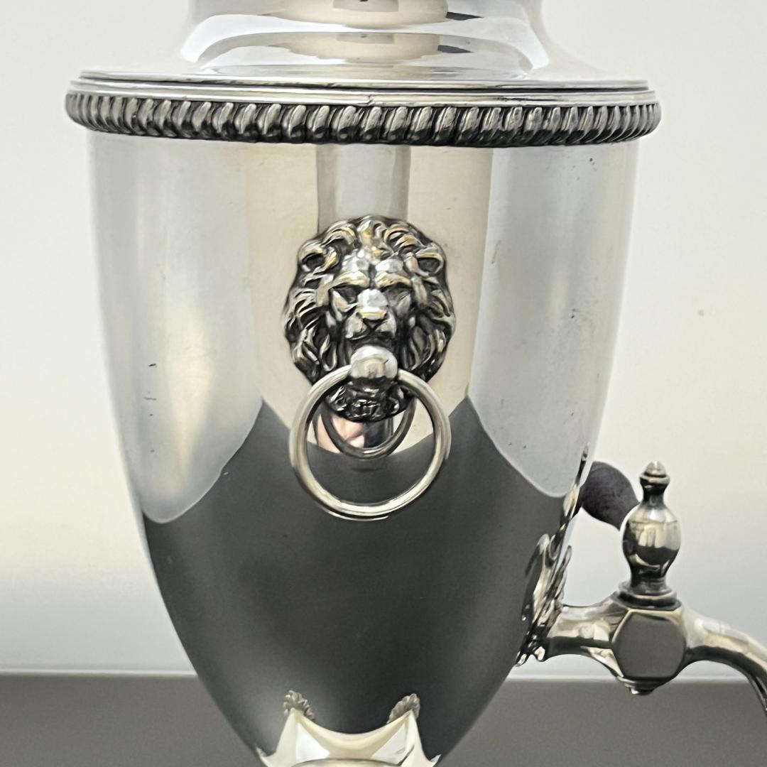 【Friedman Silver Co】 ライオンのサモワール  小型サーバー