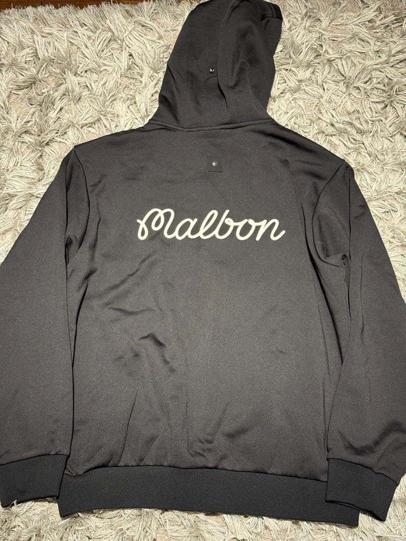 マルボン マルボンゴルフ 長袖ウェア フード付きパーカー 裏起毛 美品